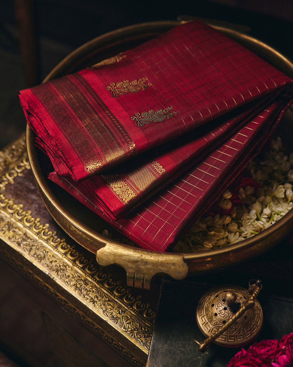 Red Kanchivaram Silk Saree - 080 of 105