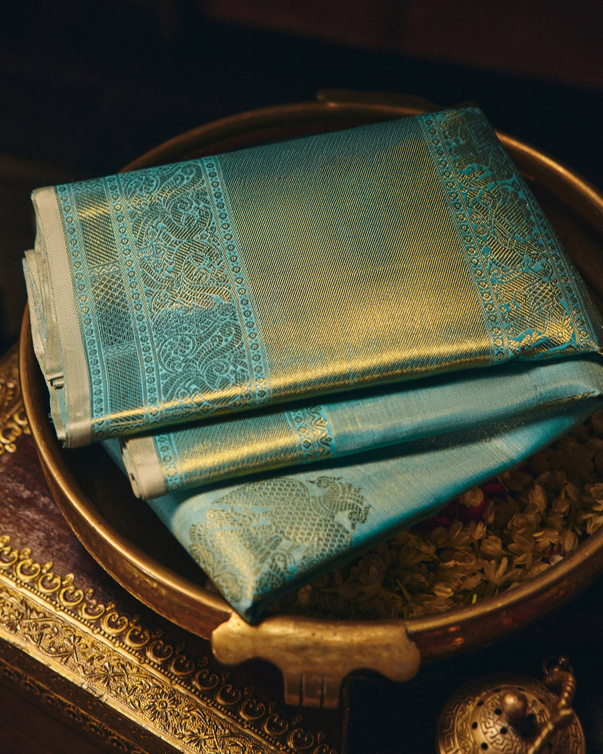 Blue Kanchivaram Silk Saree - 006 of 105