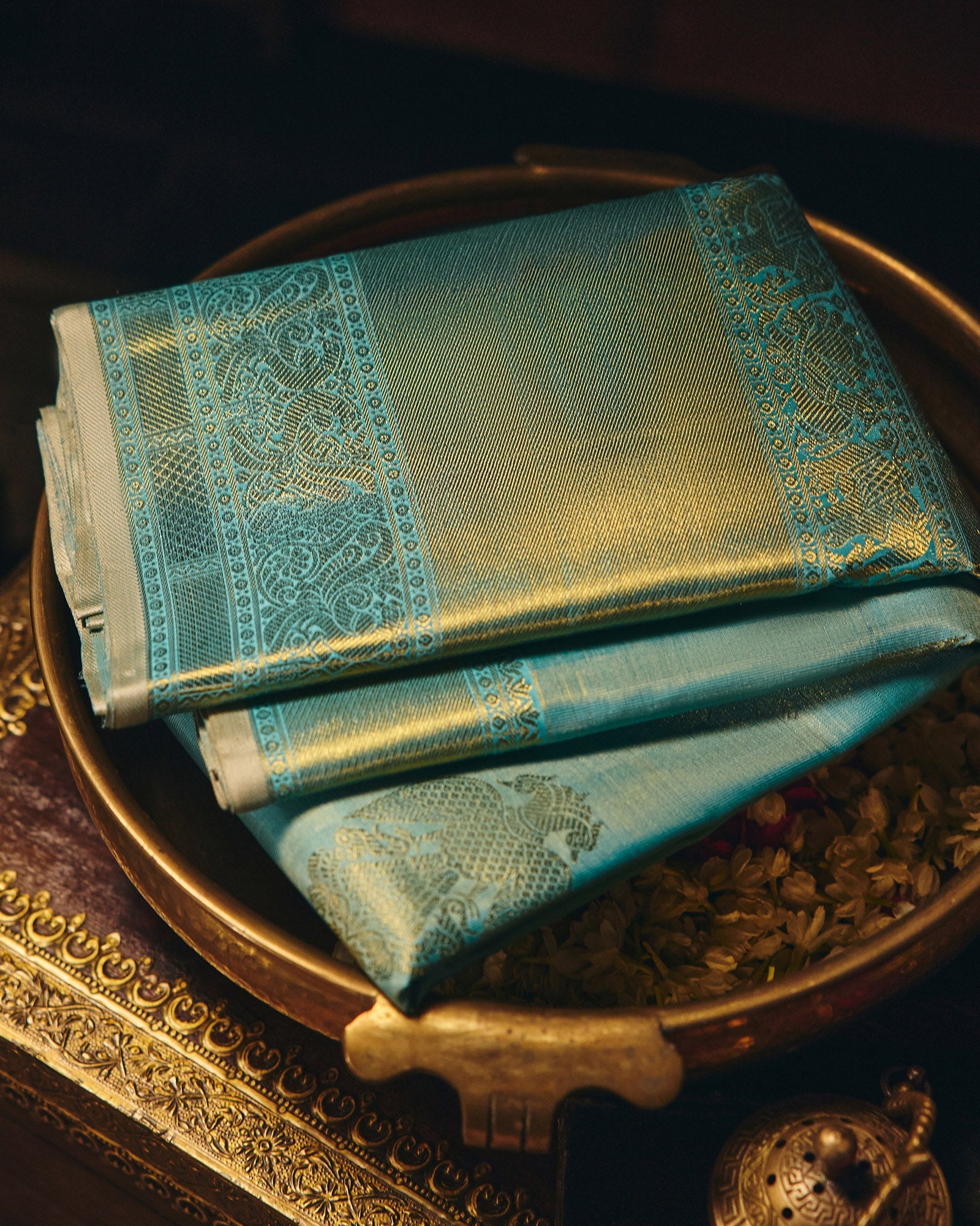 Blue Kanchivaram Silk Saree - 006 of 105