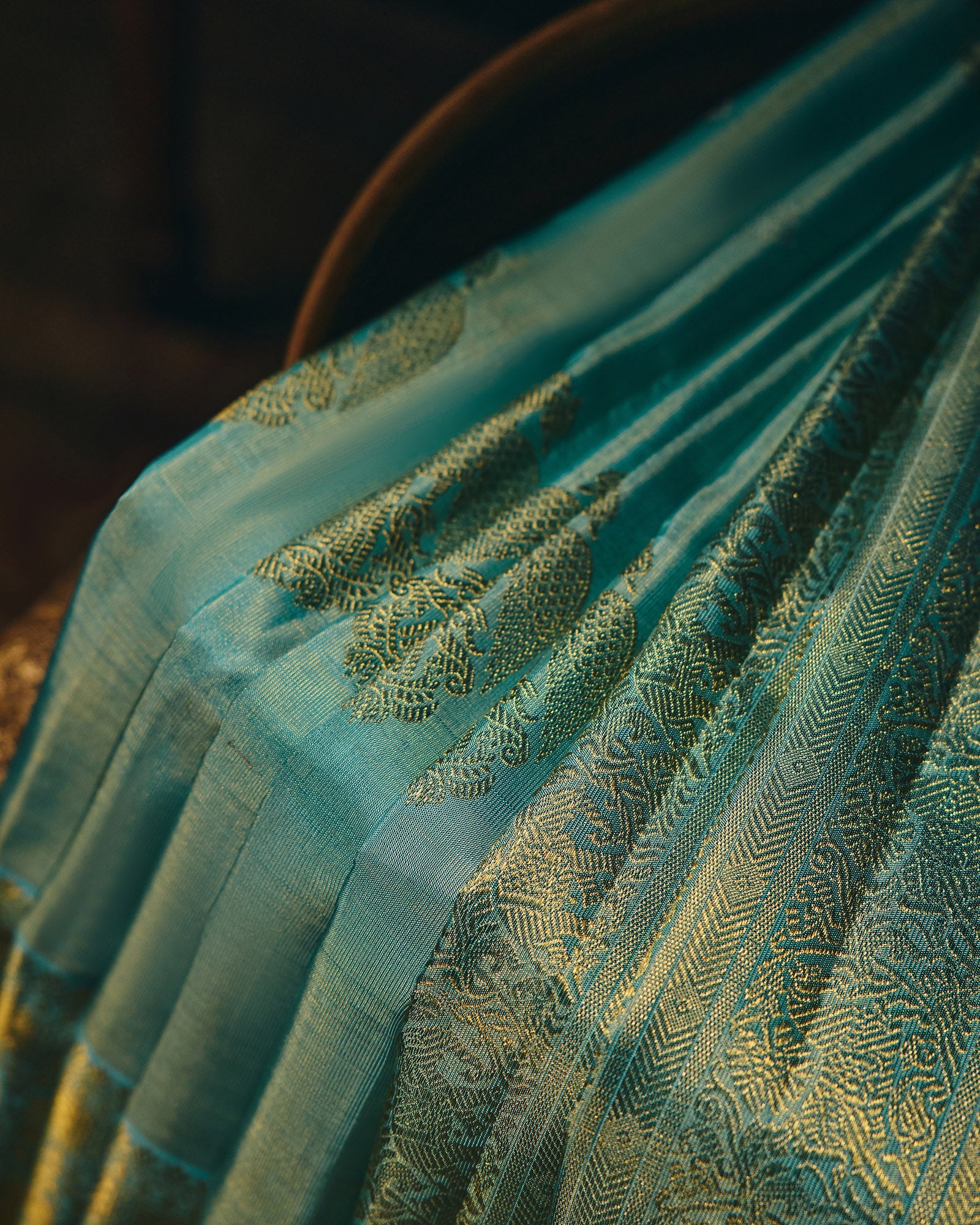 Blue Kanchivaram Silk Saree - 006 of 105