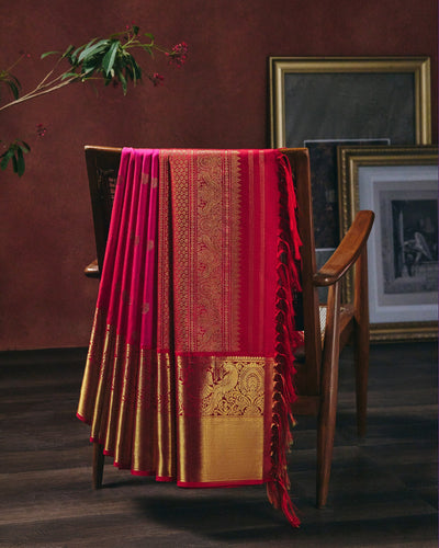 Pink Kanchivaram Silk Saree - 090 of 105
