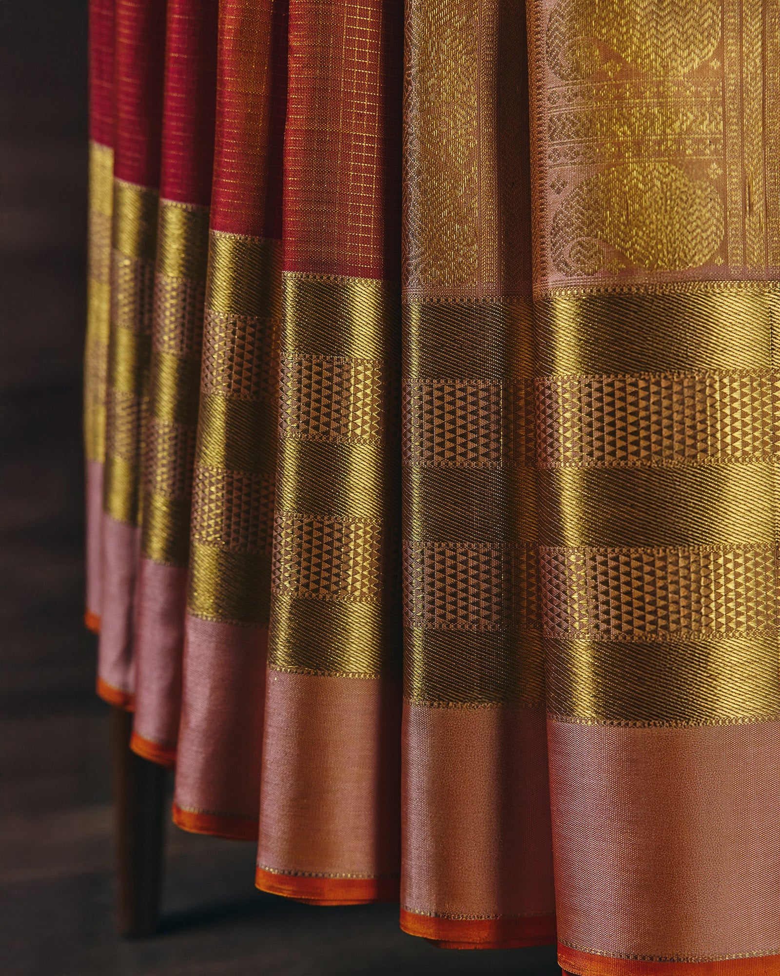 Orange Kanchivaram Silk Saree - 065 of 105
