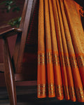 Orange Kanchivaram Silk Saree - 050 of 105