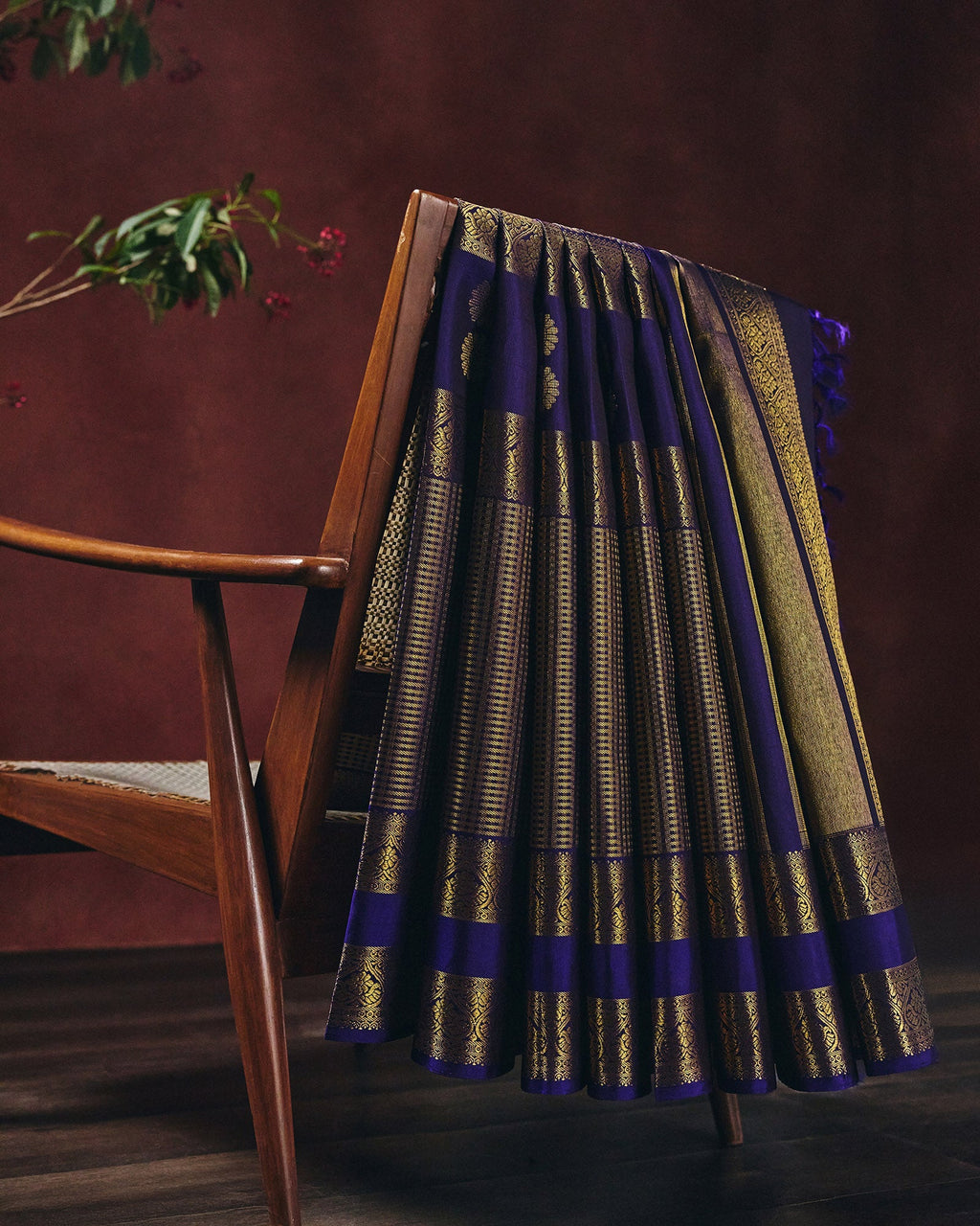 Blue Kanchivaram Silk Saree - 040 of 105