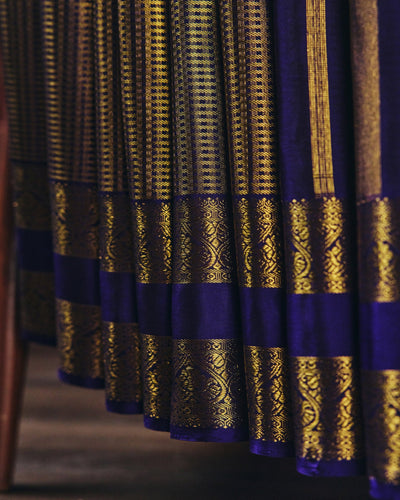Blue Kanchivaram Silk Saree - 040 of 105