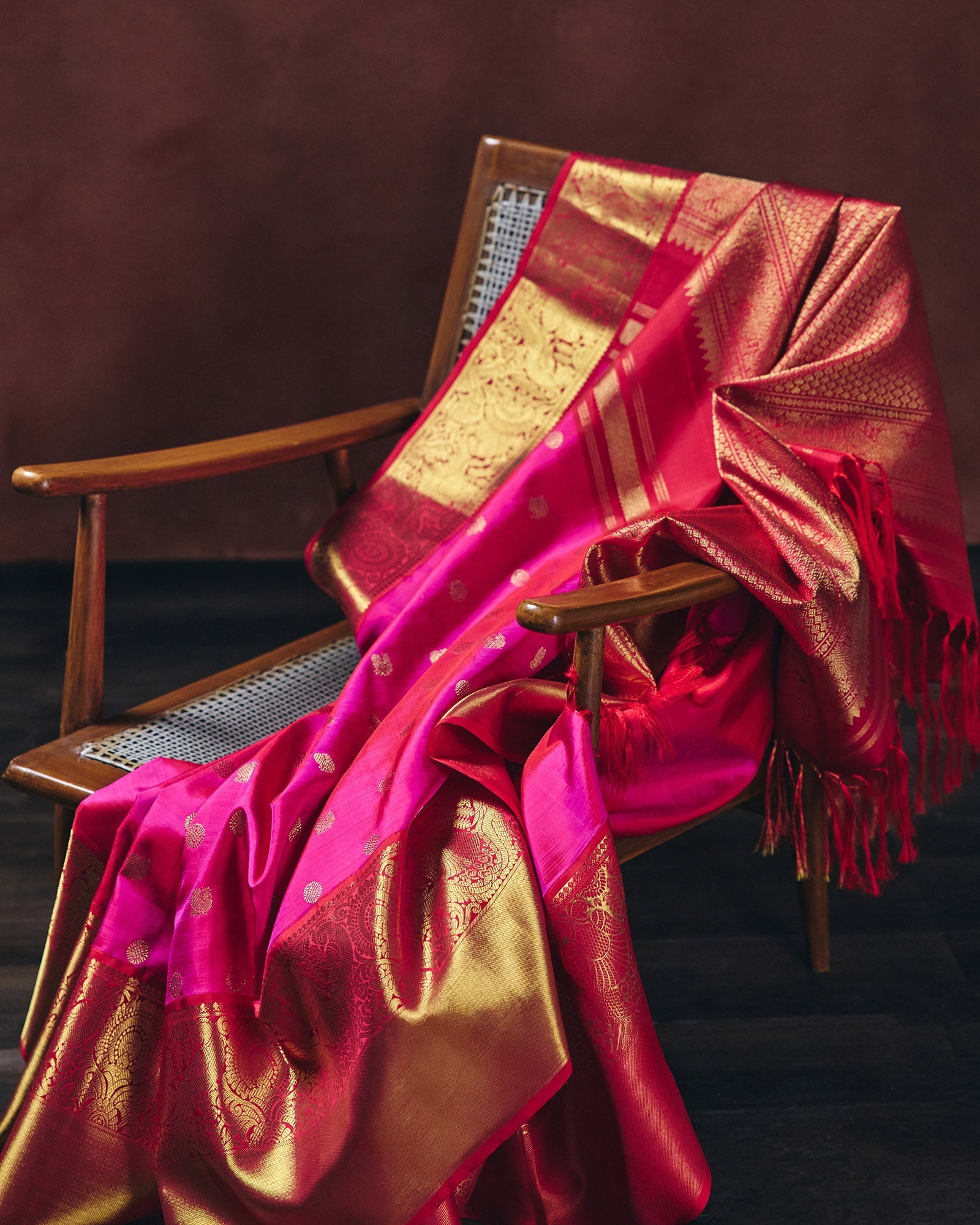 Pink Kanchivaram Silk Saree - 090 of 105