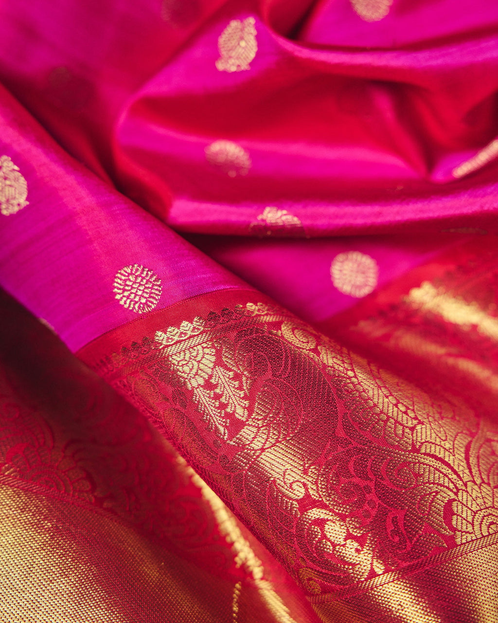 Pink Kanchivaram Silk Saree - 090 of 105