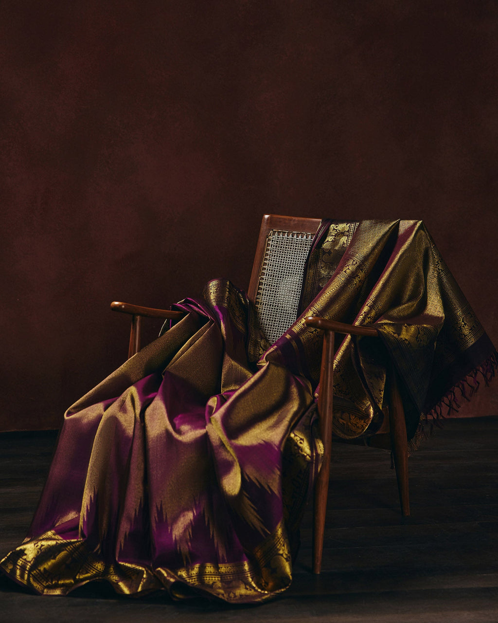 Purple Kanchivaram Silk Saree - 002 of 105