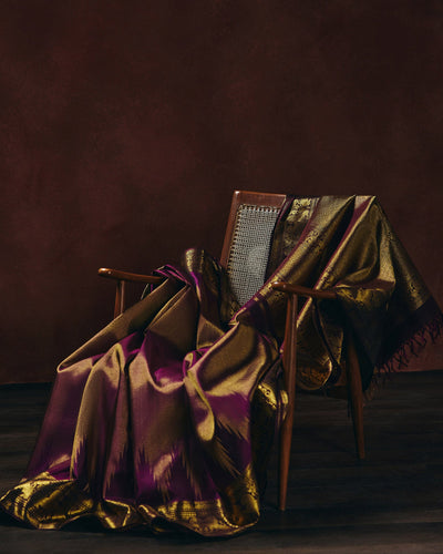 Purple Kanchivaram Silk Saree - 002 of 105