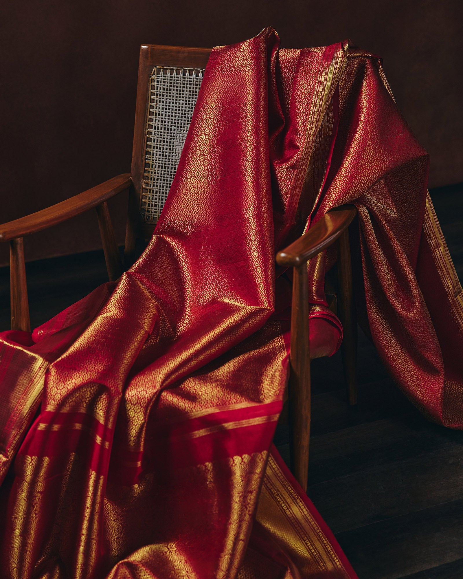 Red Kanchivaram Silk Saree - 052 of 105