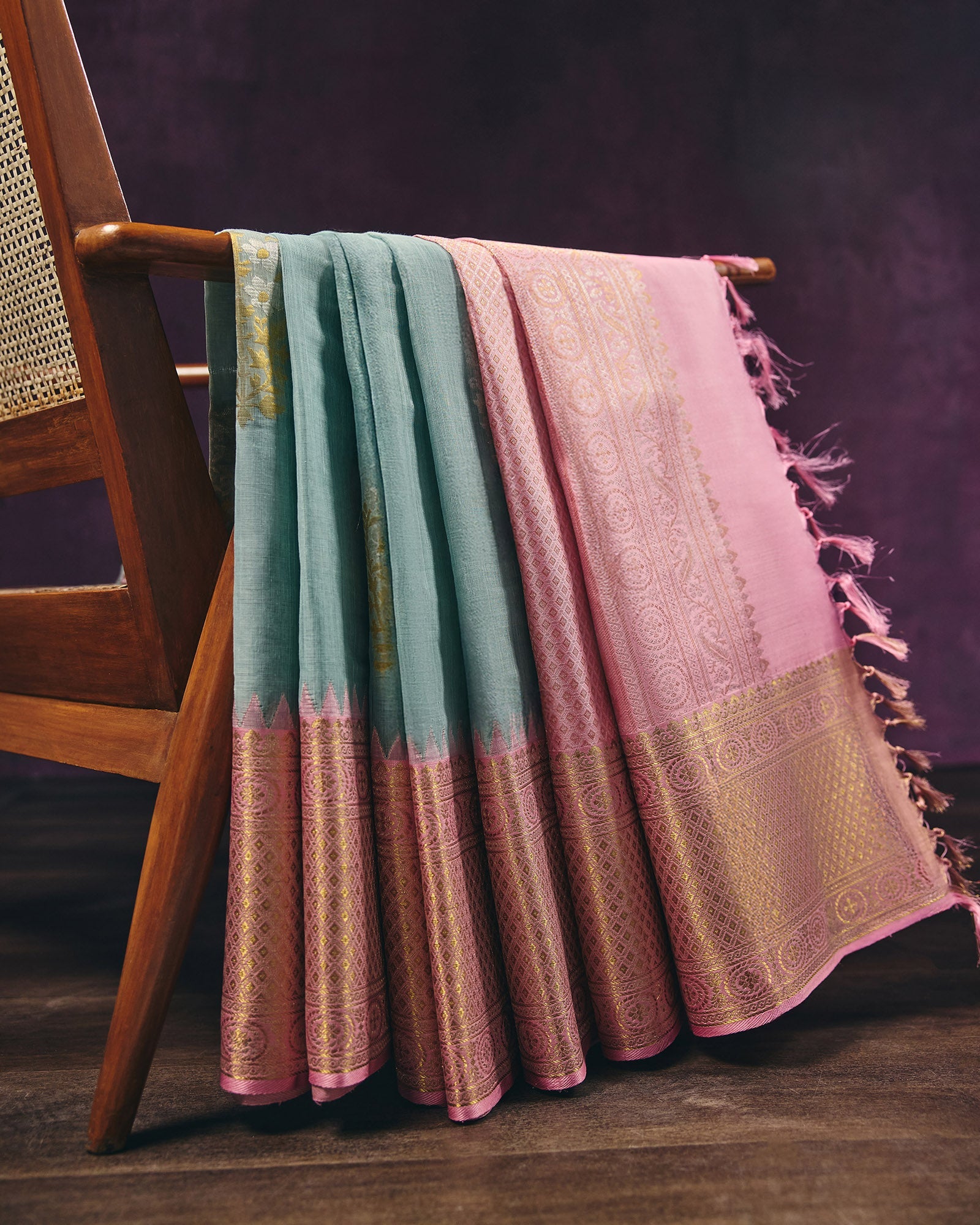 Grey Kanchi Cotton Saree - 059 of 105