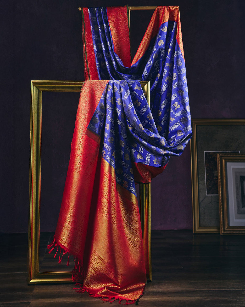 Blue Kanchivaram Silk Saree - 076 of 105