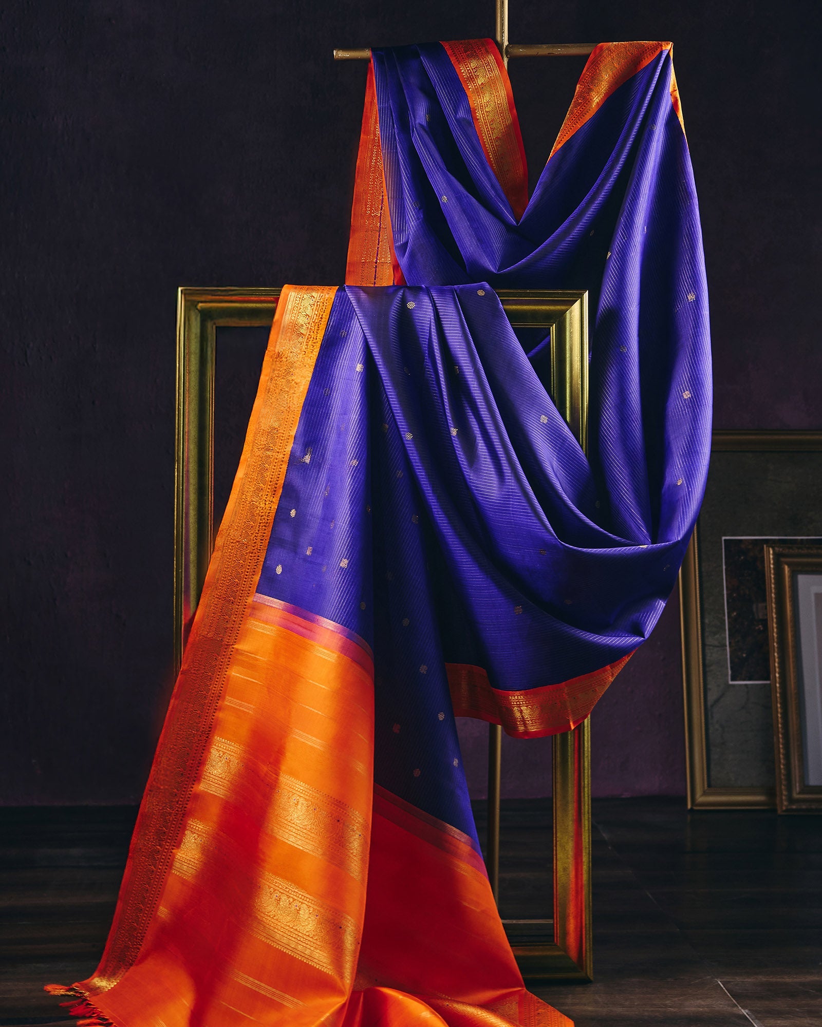 Blue Kanchivaram Silk Saree - 081 of 105
