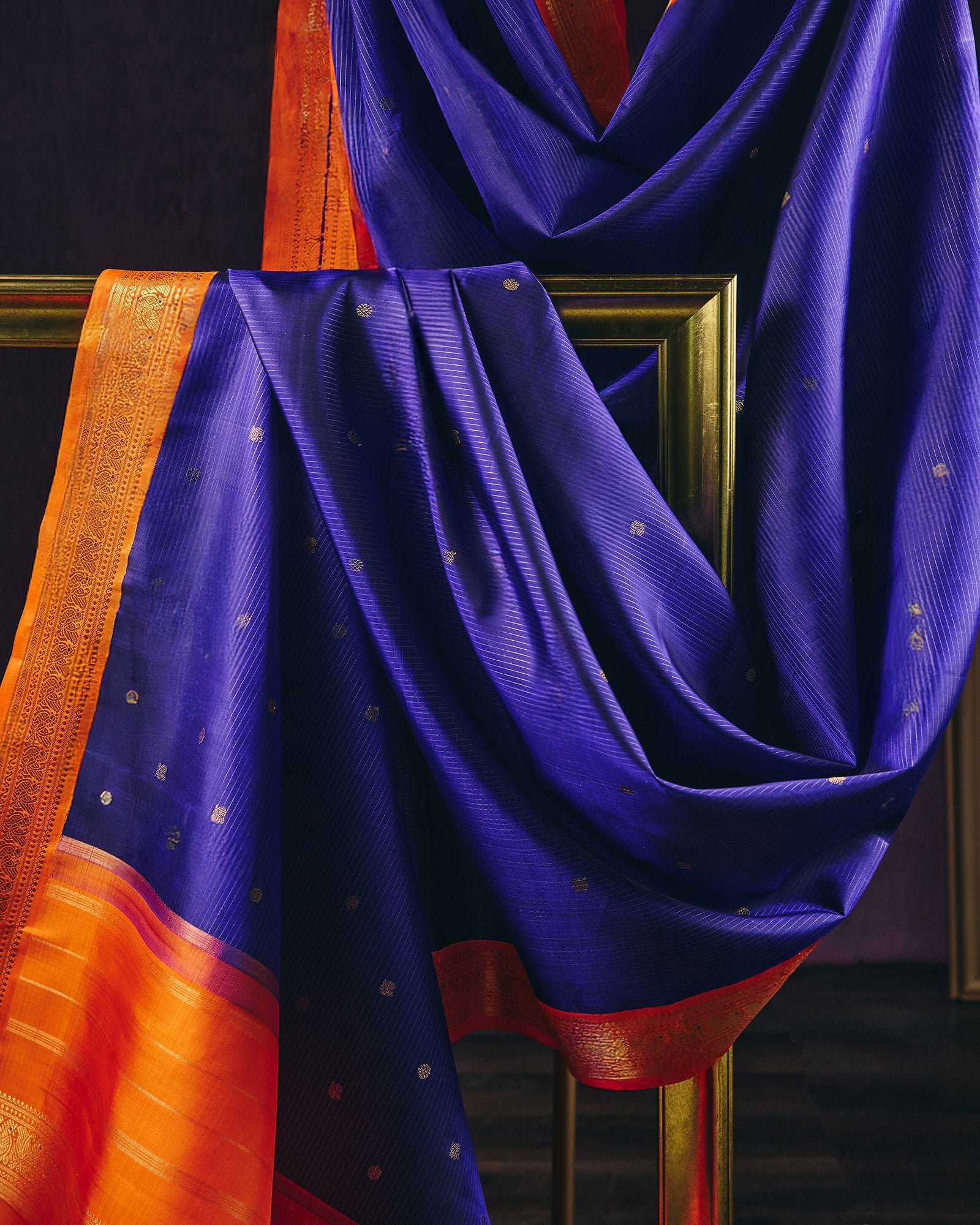 Blue Kanchivaram Silk Saree - 081 of 105