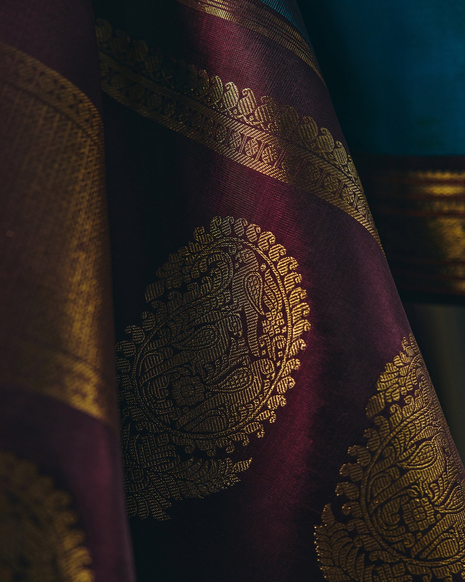 Blue Kanchivaram Silk Saree - 084 of 105