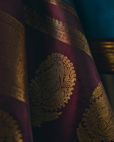 Blue Kanchivaram Silk Saree - 084 of 105