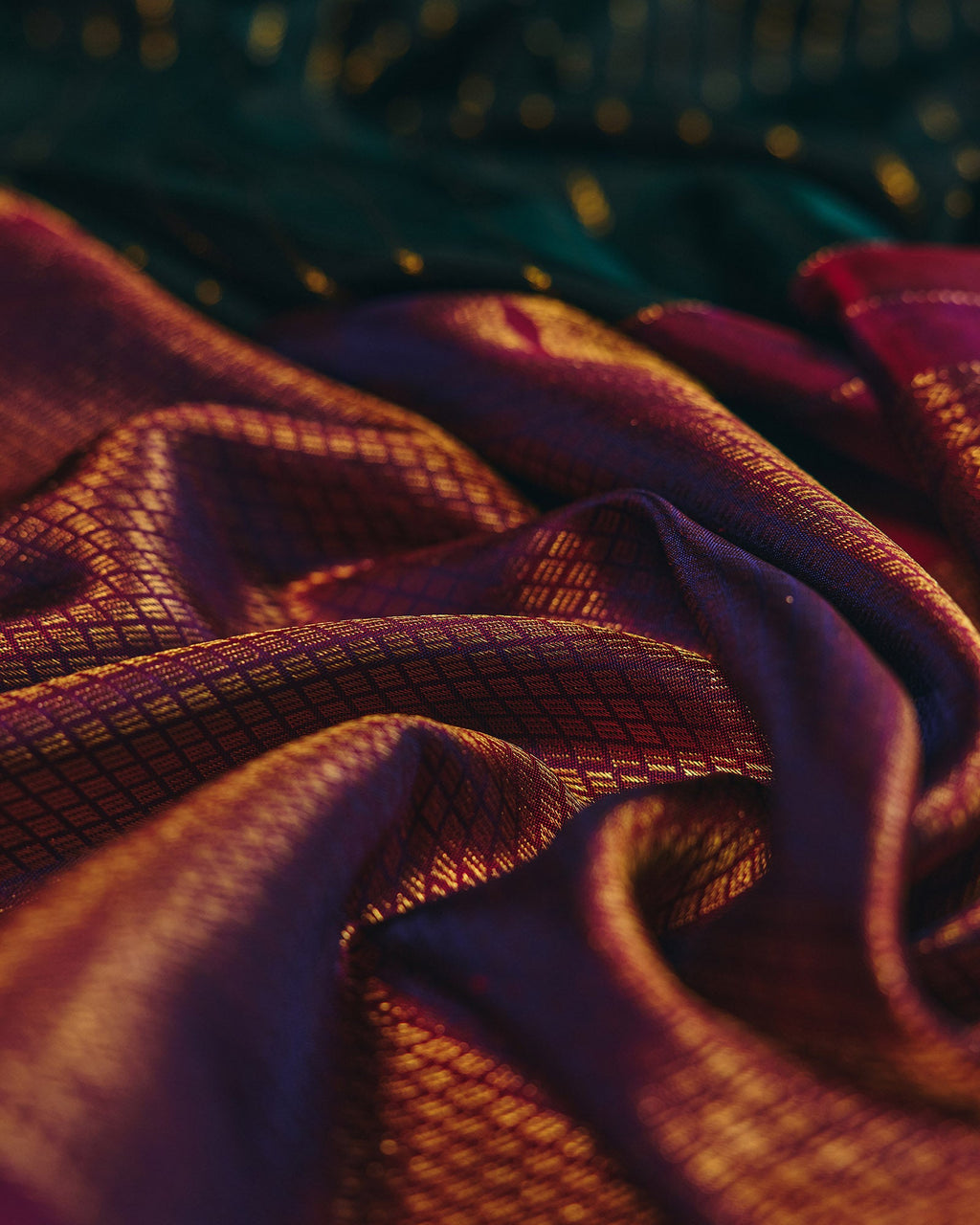 Dark Green Kanchivaram Silk Saree - 042 of 105