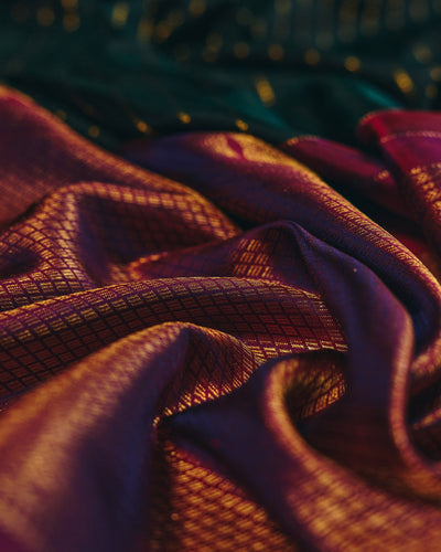 Dark Green Kanchivaram Silk Saree - 042 of 105