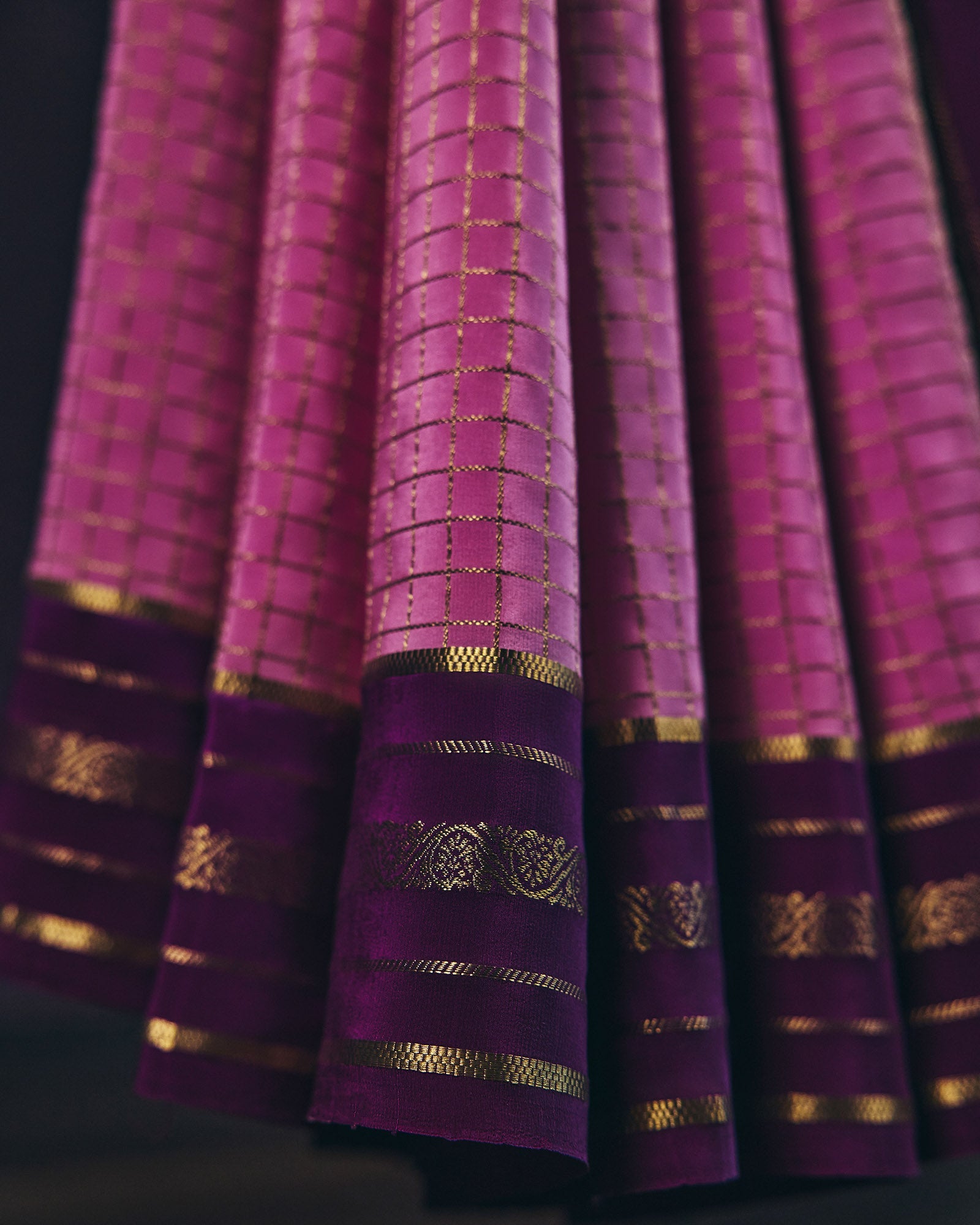 Pink Mysore Crepe Silk Saree - 073 of 105