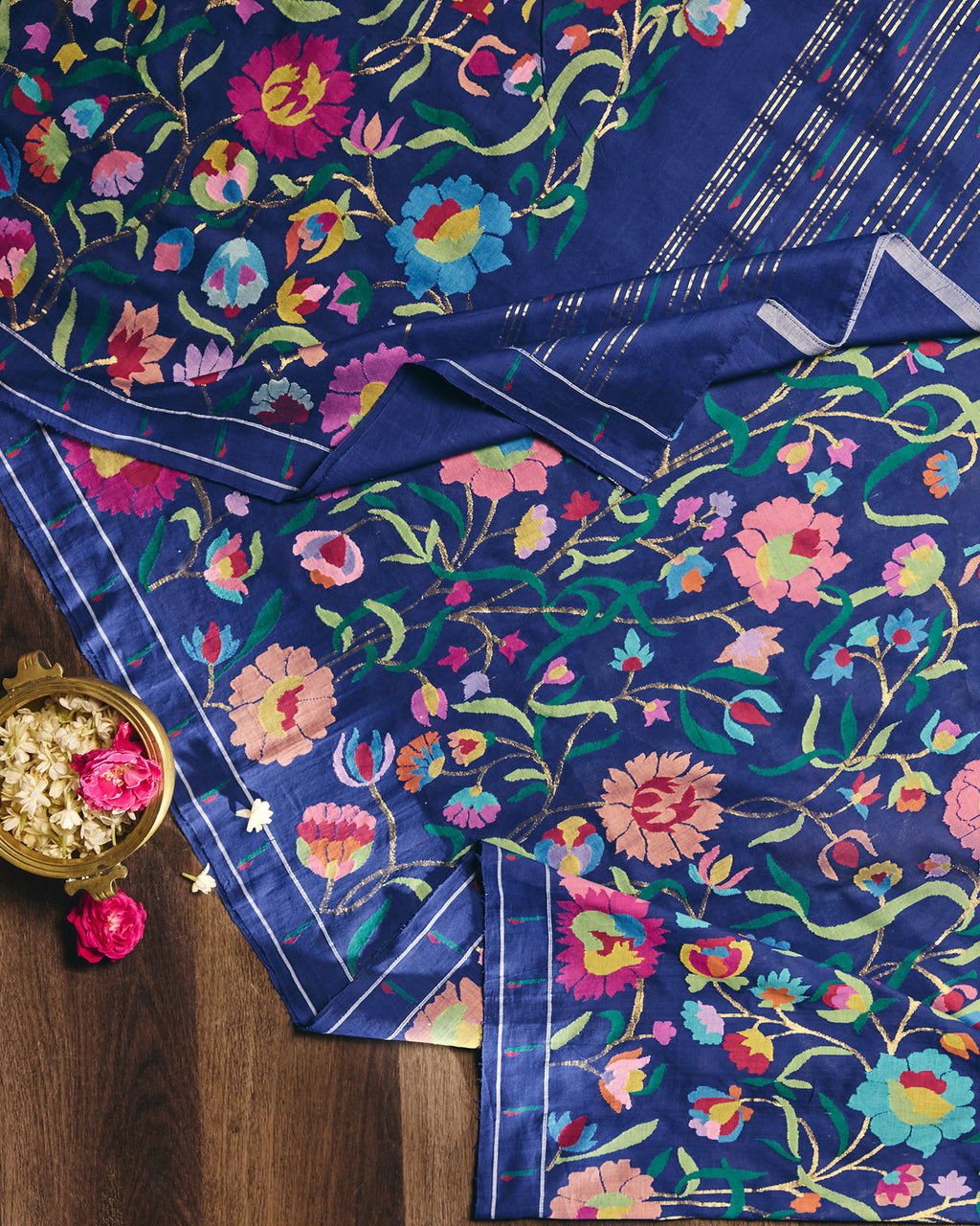 Blue Paithani Cotton Saree