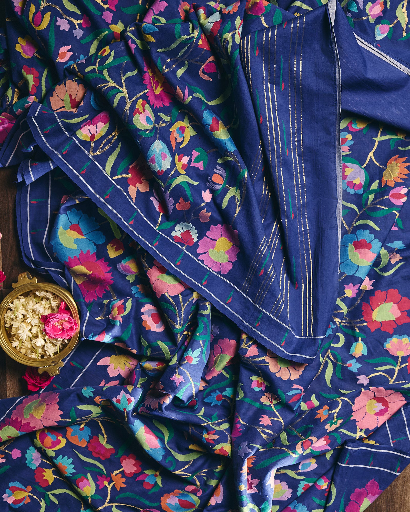 Blue Paithani Cotton Saree