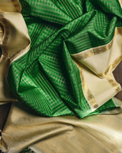 Green Kanchivaram Silk Saree - 102 of 105