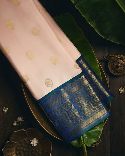 Light Pink Kanchivaram Silk Saree - 082 of 105