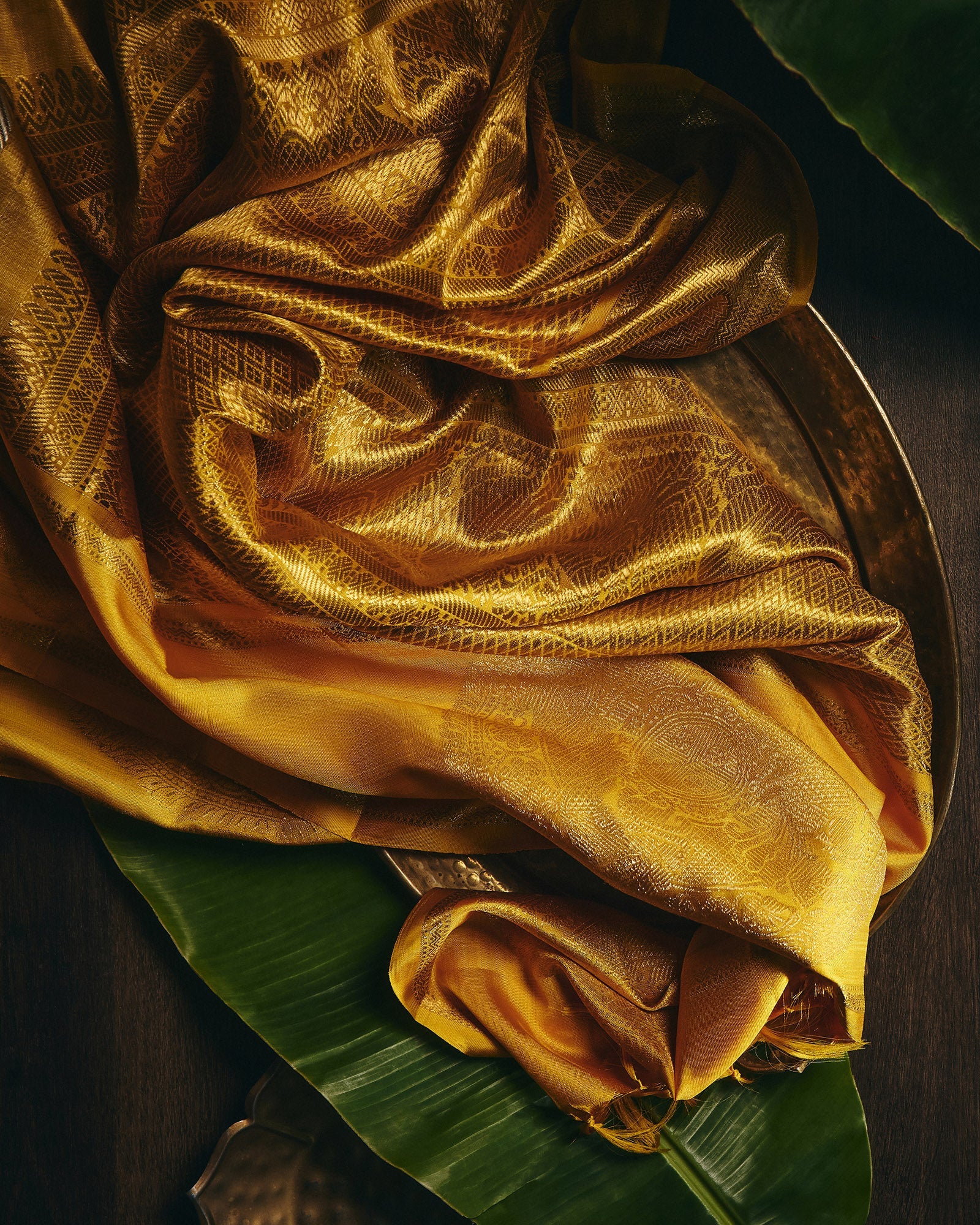 Silver Kanchivaram Tissue Silk Saree - 069 of 105