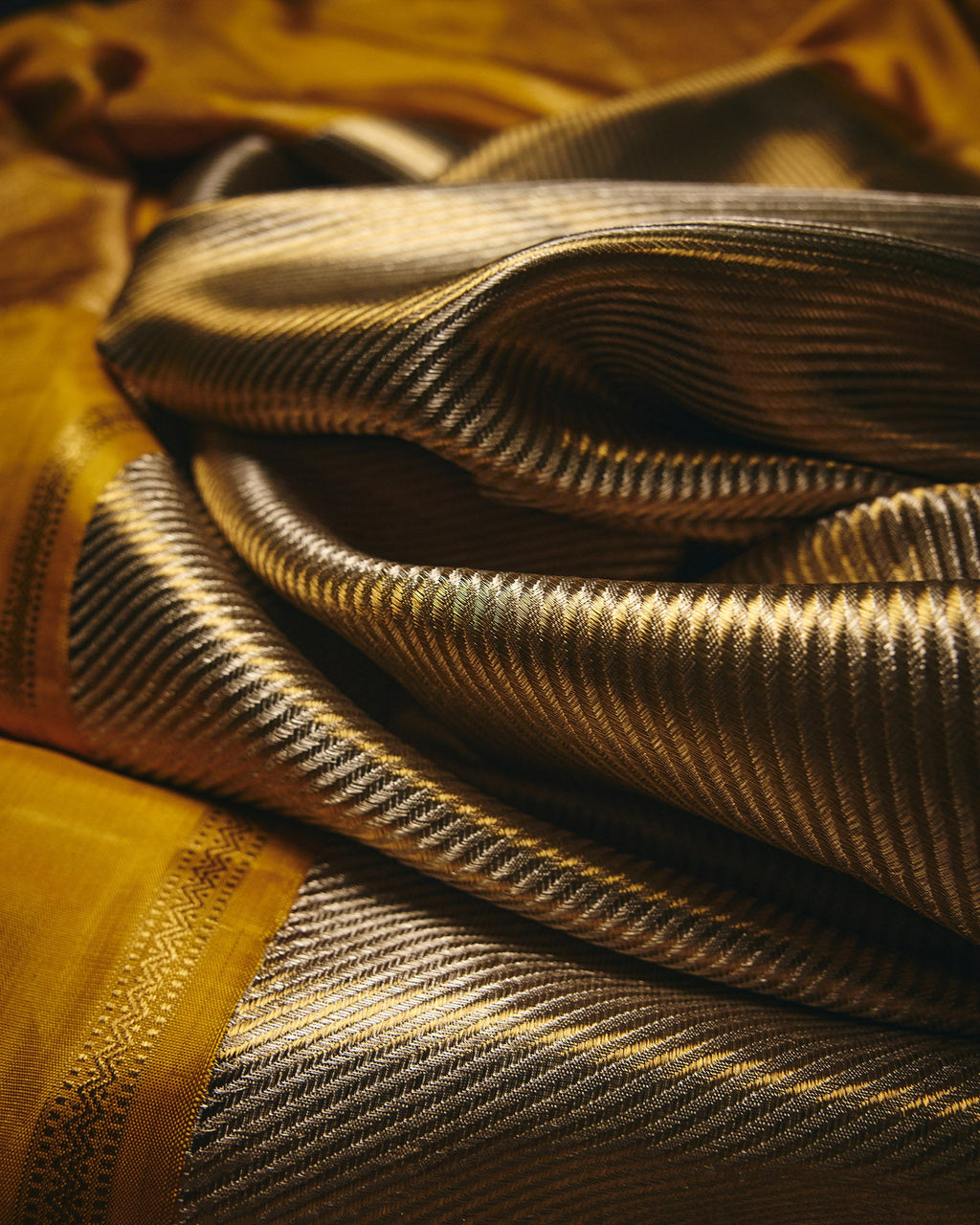 Silver Kanchivaram Tissue Silk Saree - 069 of 105