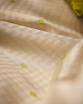 Off-White Kanchivaram Silk Saree - 104 of 105