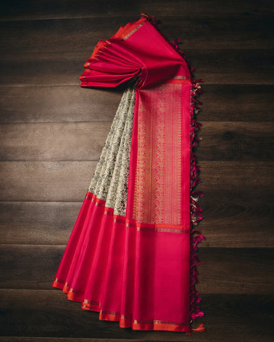 Grey Kanchivaram Silk Saree - 039 of 105