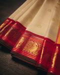 Beige Kanchivaram Silk Saree - 003 of 105