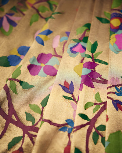 Gold Tissue Paithani Silk Saree