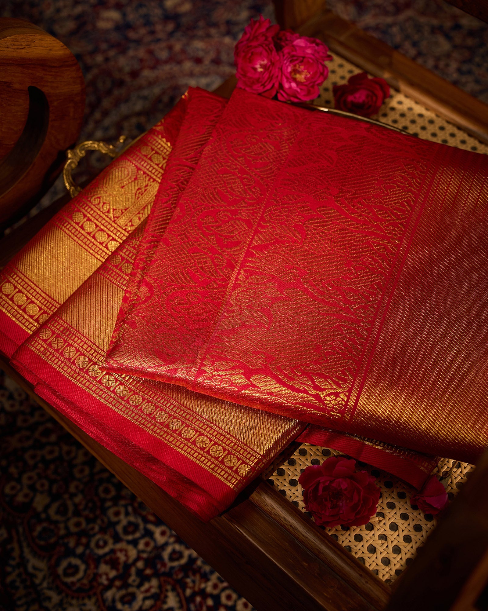 Red Kanchivaram Silk Saree - 005 of 105