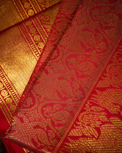 Red Kanchivaram Silk Saree - 005 of 105