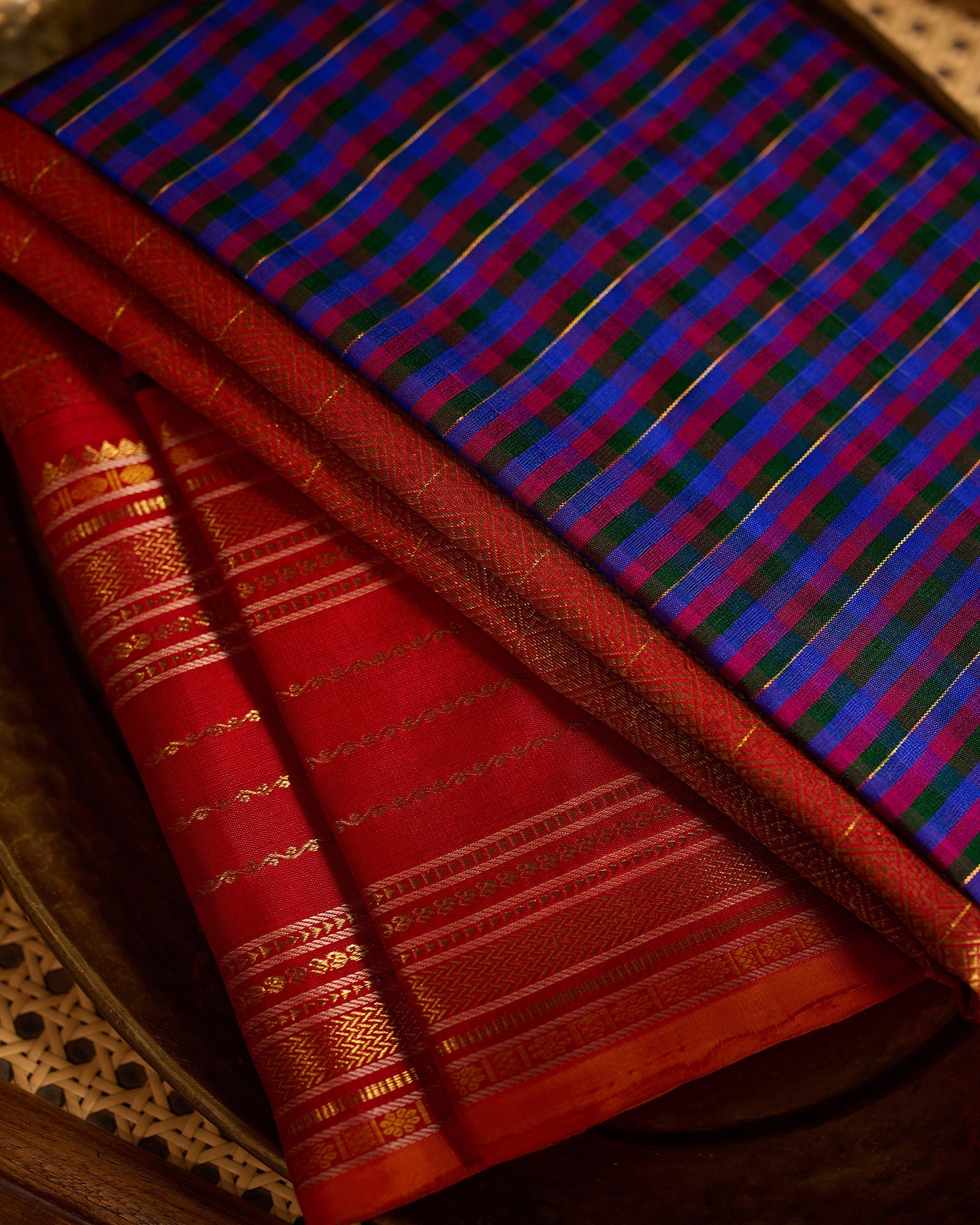 Blue Kanchivaram Silk Saree - 055 of 105