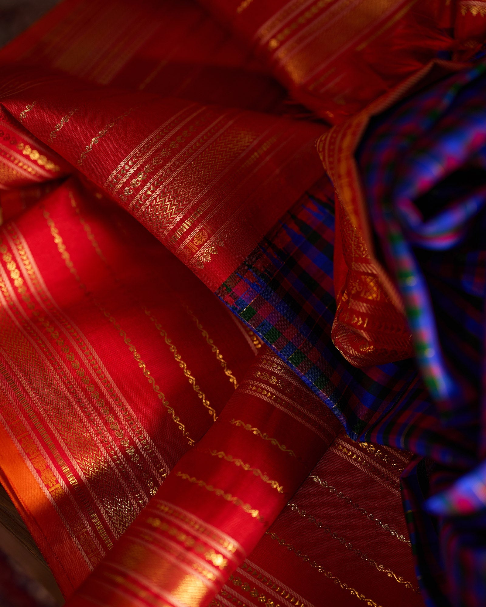 Blue Kanchivaram Silk Saree - 055 of 105