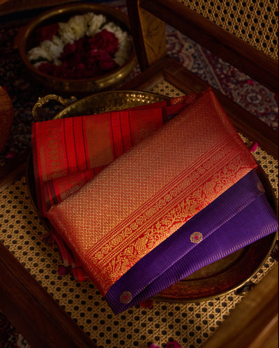 Blue Kachivaram Silk Saree - 056 of 105