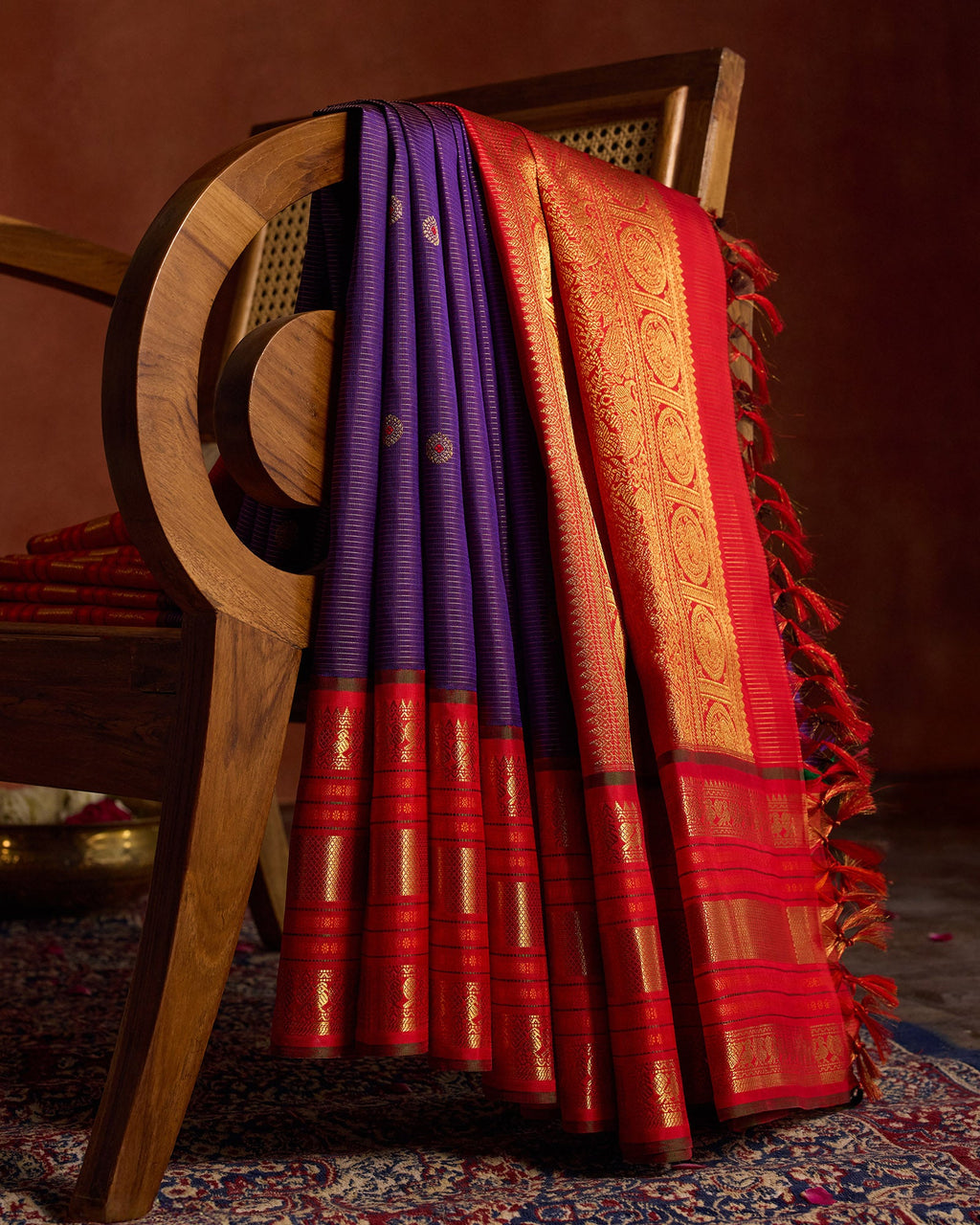 Blue Kachivaram Silk Saree - 056 of 105