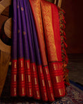 Blue Kachivaram Silk Saree - 056 of 105