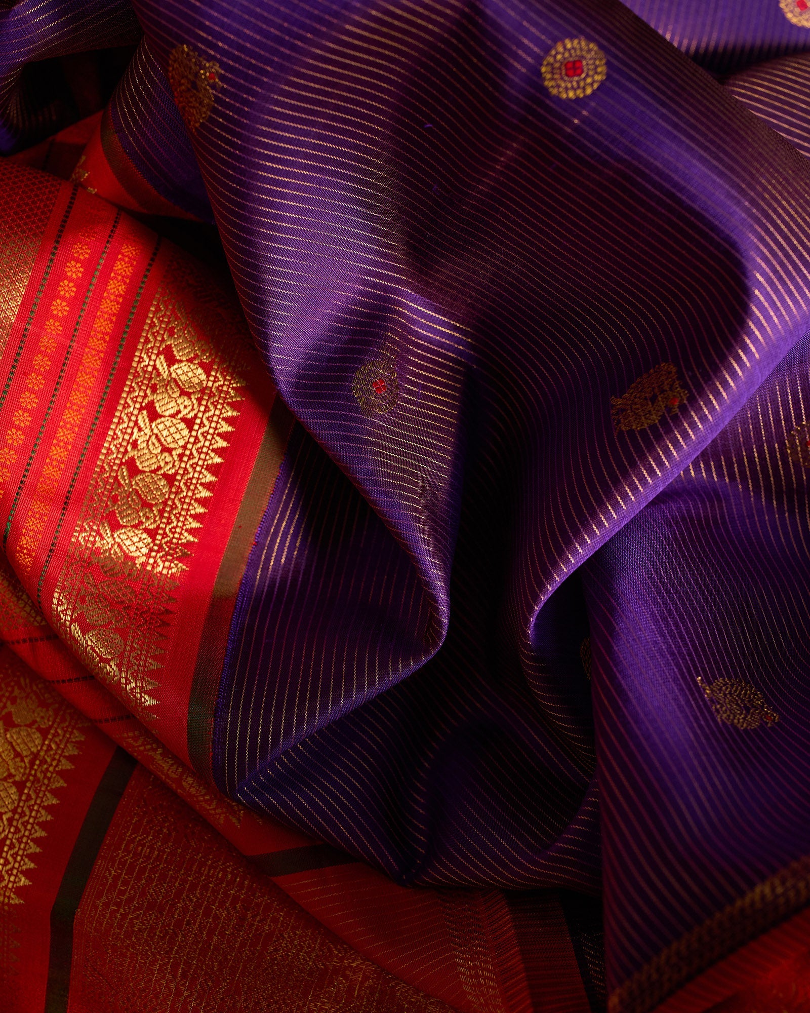 Blue Kachivaram Silk Saree - 056 of 105