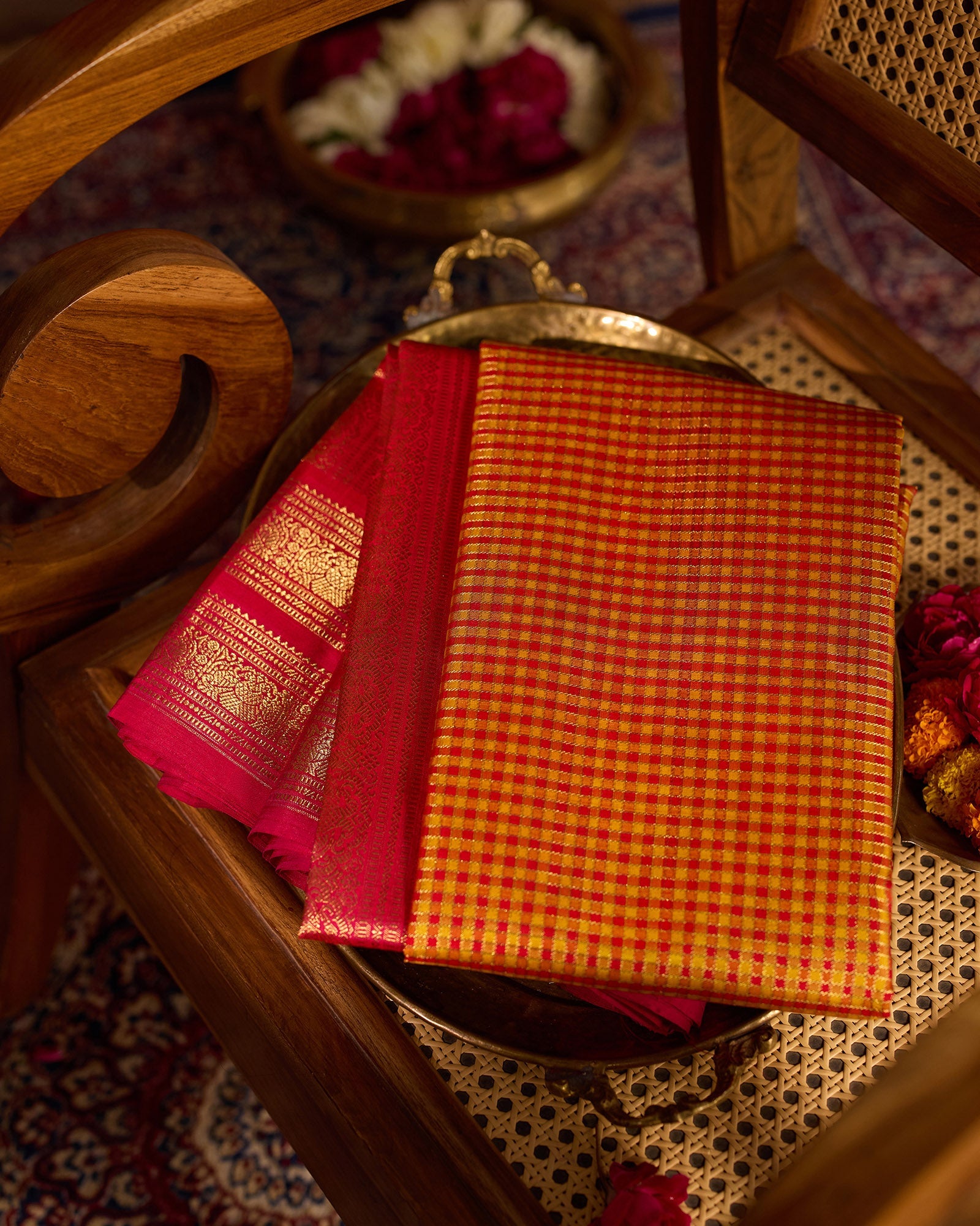 Yellow Kanchivaram Silk Saree - 045 of 105