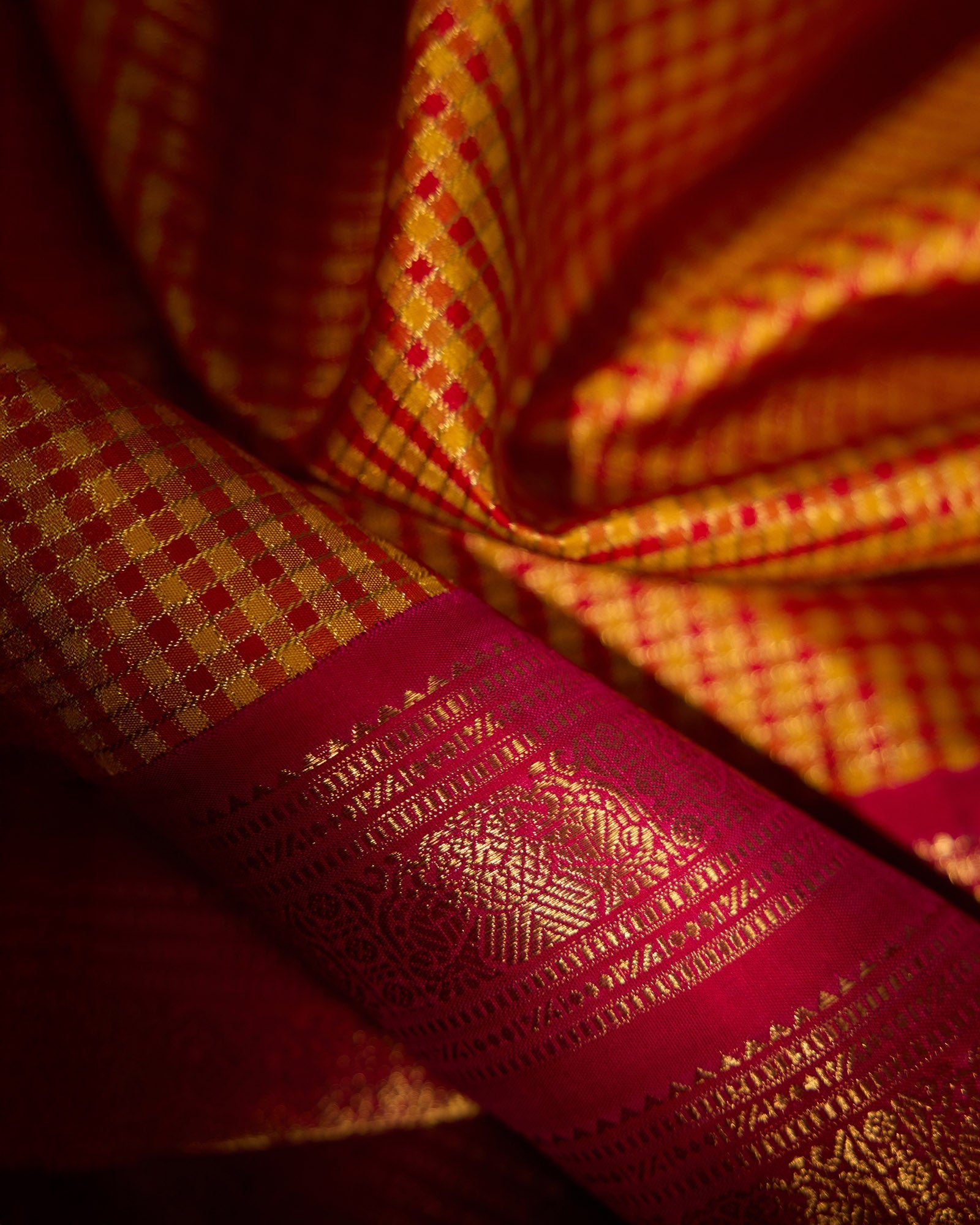 Yellow Kanchivaram Silk Saree - 045 of 105