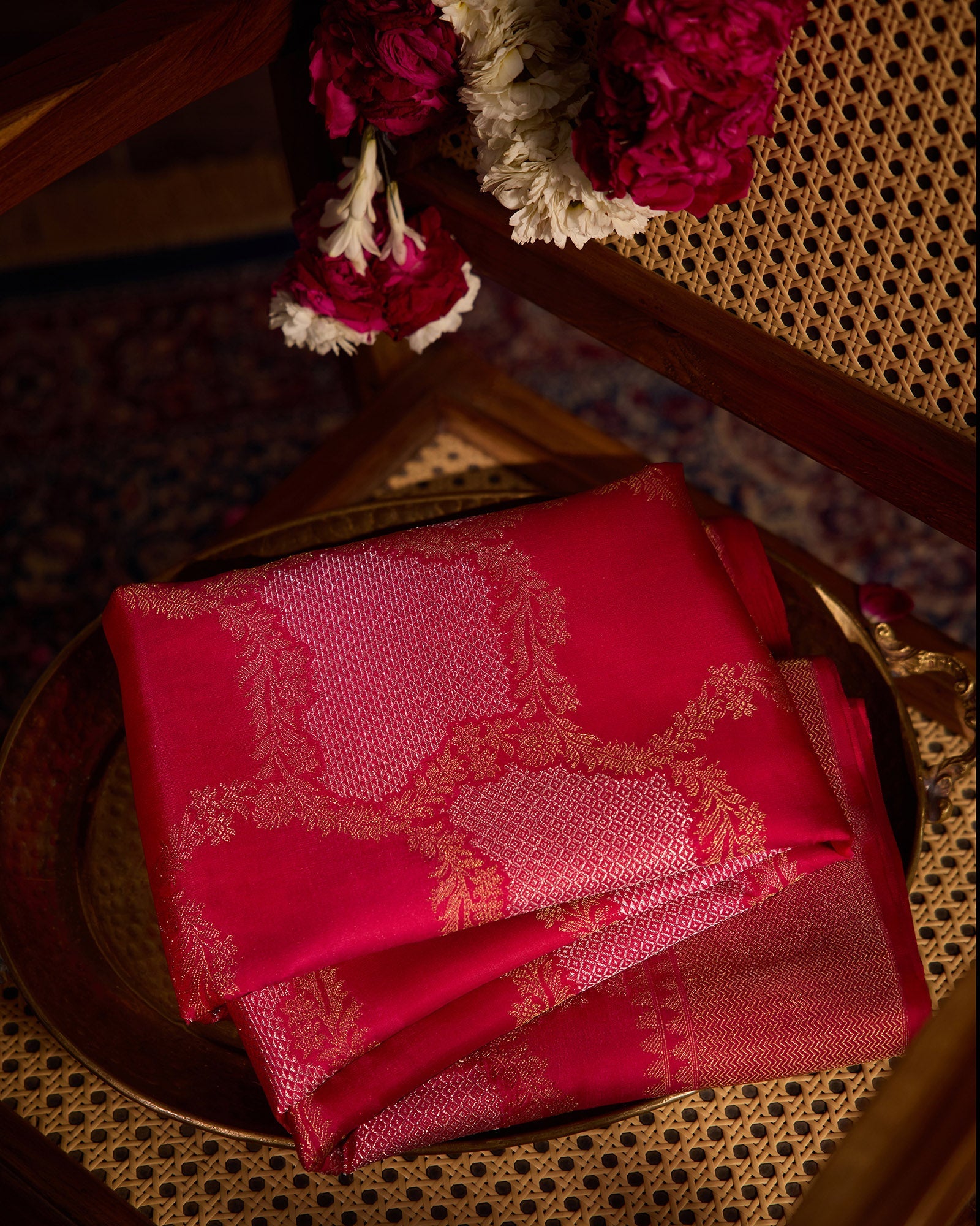 Red Kanchivaram Silk Saree - 037 of 105