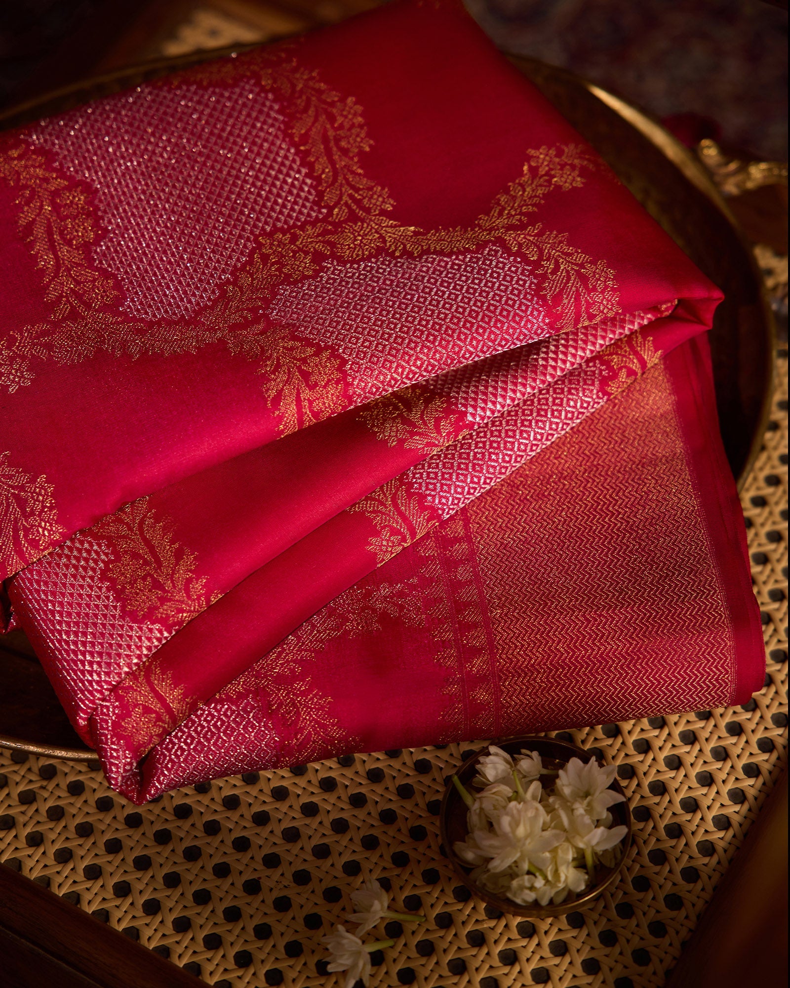 Red Kanchivaram Silk Saree - 037 of 105