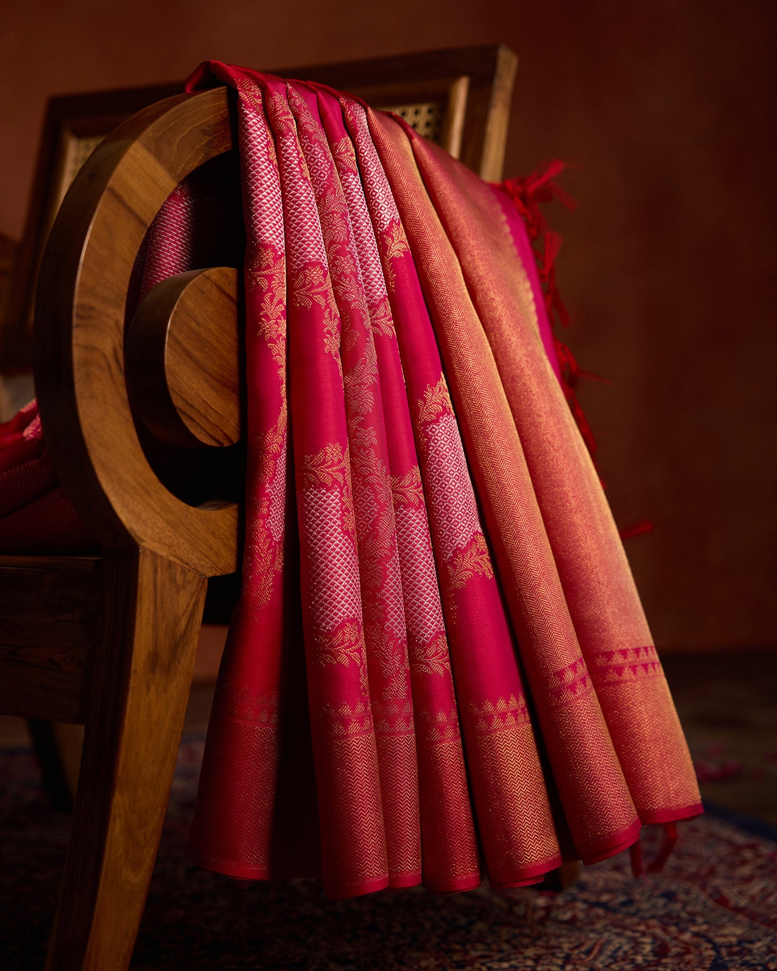 Red Kanchivaram Silk Saree - 037 of 105
