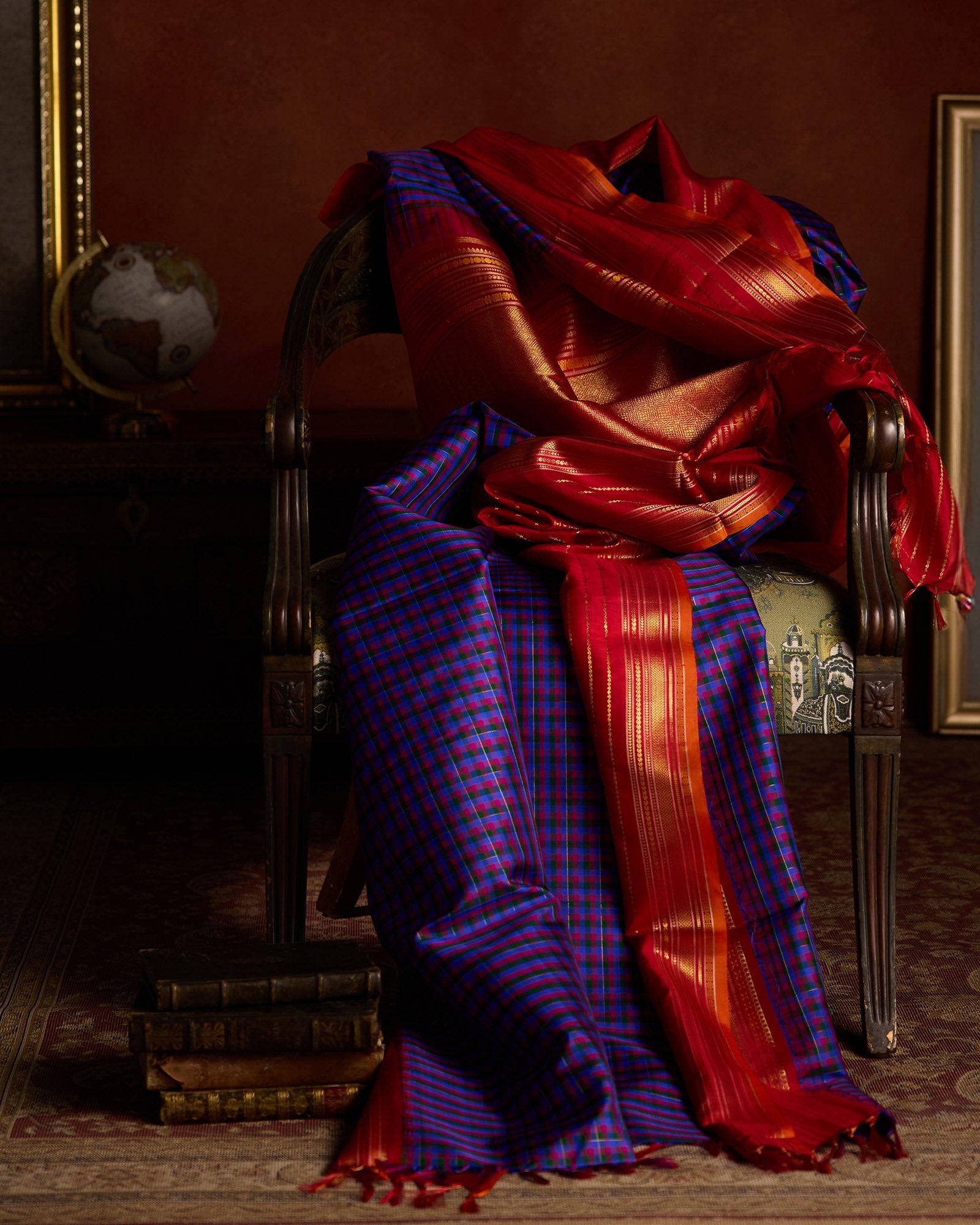 Blue Kanchivaram Silk Saree - 055 of 105