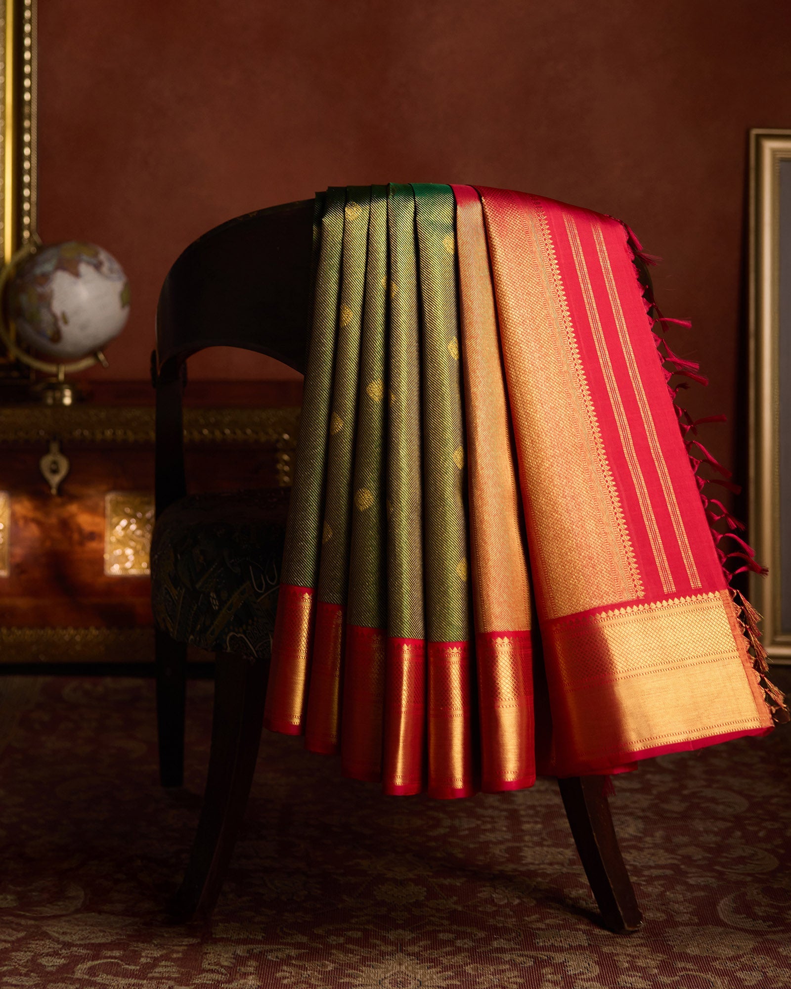 Green Kanchivaram Silk Saree - 066 of 105