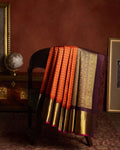 Orange Kanchivaram Silk Saree - 053 of 105