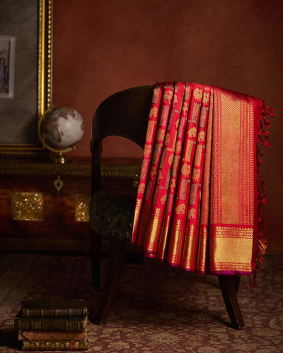 Red Kanchivaram Silk Saree - 041 of 105